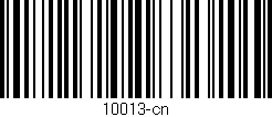 Código de barras (EAN, GTIN, SKU, ISBN): '10013-cn'