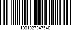 Código de barras (EAN, GTIN, SKU, ISBN): '1001327047548'
