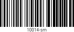 Código de barras (EAN, GTIN, SKU, ISBN): '10014-sm'