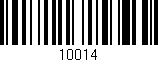 Código de barras (EAN, GTIN, SKU, ISBN): '10014'