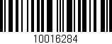 Código de barras (EAN, GTIN, SKU, ISBN): '10016284'