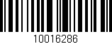 Código de barras (EAN, GTIN, SKU, ISBN): '10016286'