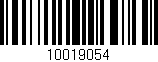 Código de barras (EAN, GTIN, SKU, ISBN): '10019054'