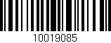 Código de barras (EAN, GTIN, SKU, ISBN): '10019085'