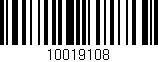 Código de barras (EAN, GTIN, SKU, ISBN): '10019108'