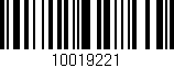 Código de barras (EAN, GTIN, SKU, ISBN): '10019221'