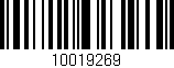 Código de barras (EAN, GTIN, SKU, ISBN): '10019269'