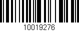 Código de barras (EAN, GTIN, SKU, ISBN): '10019276'