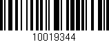Código de barras (EAN, GTIN, SKU, ISBN): '10019344'