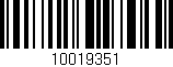 Código de barras (EAN, GTIN, SKU, ISBN): '10019351'