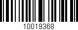 Código de barras (EAN, GTIN, SKU, ISBN): '10019368'