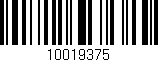 Código de barras (EAN, GTIN, SKU, ISBN): '10019375'