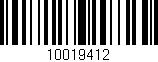 Código de barras (EAN, GTIN, SKU, ISBN): '10019412'