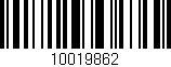 Código de barras (EAN, GTIN, SKU, ISBN): '10019862'