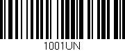 Código de barras (EAN, GTIN, SKU, ISBN): '1001UN'