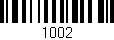 Código de barras (EAN, GTIN, SKU, ISBN): '1002'