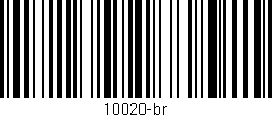 Código de barras (EAN, GTIN, SKU, ISBN): '10020-br'