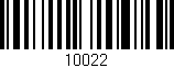Código de barras (EAN, GTIN, SKU, ISBN): '10022'