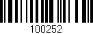 Código de barras (EAN, GTIN, SKU, ISBN): '100252'