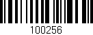 Código de barras (EAN, GTIN, SKU, ISBN): '100256'