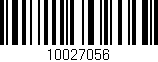 Código de barras (EAN, GTIN, SKU, ISBN): '10027056'