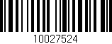 Código de barras (EAN, GTIN, SKU, ISBN): '10027524'