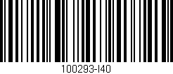 Código de barras (EAN, GTIN, SKU, ISBN): '100293-I40'