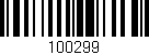 Código de barras (EAN, GTIN, SKU, ISBN): '100299'
