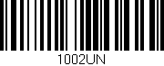 Código de barras (EAN, GTIN, SKU, ISBN): '1002UN'