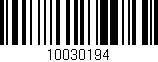 Código de barras (EAN, GTIN, SKU, ISBN): '10030194'