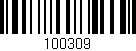 Código de barras (EAN, GTIN, SKU, ISBN): '100309'