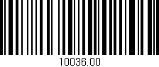 Código de barras (EAN, GTIN, SKU, ISBN): '10036.00'