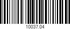 Código de barras (EAN, GTIN, SKU, ISBN): '10037.04'
