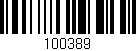 Código de barras (EAN, GTIN, SKU, ISBN): '100389'