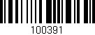 Código de barras (EAN, GTIN, SKU, ISBN): '100391'