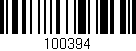 Código de barras (EAN, GTIN, SKU, ISBN): '100394'