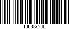 Código de barras (EAN, GTIN, SKU, ISBN): '1003SOUL'