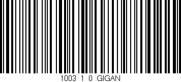 Código de barras (EAN, GTIN, SKU, ISBN): '1003_1_0_GIGAN'