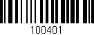 Código de barras (EAN, GTIN, SKU, ISBN): '100401'