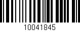 Código de barras (EAN, GTIN, SKU, ISBN): '10041845'