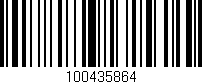 Código de barras (EAN, GTIN, SKU, ISBN): '100435864'