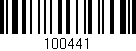 Código de barras (EAN, GTIN, SKU, ISBN): '100441'