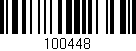 Código de barras (EAN, GTIN, SKU, ISBN): '100448'