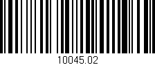 Código de barras (EAN, GTIN, SKU, ISBN): '10045.02'
