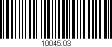 Código de barras (EAN, GTIN, SKU, ISBN): '10045.03'