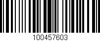 Código de barras (EAN, GTIN, SKU, ISBN): '100457603'