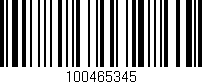 Código de barras (EAN, GTIN, SKU, ISBN): '100465345'