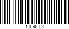 Código de barras (EAN, GTIN, SKU, ISBN): '10048.03'