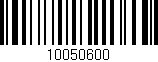 Código de barras (EAN, GTIN, SKU, ISBN): '10050600'