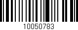 Código de barras (EAN, GTIN, SKU, ISBN): '10050783'